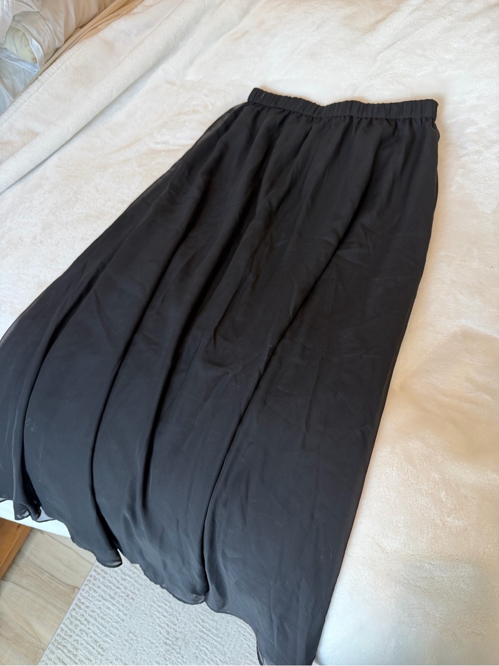 Old Navy Black Maxi Skirt with Elastic Waist